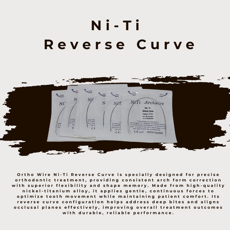 Ortho Wire Ni-Ti Reverse Curve (2 pcs/pack) Ortho Wire Ni-Ti Reverse Curve (2 pcs/pack)